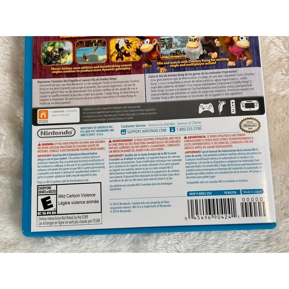 Donkey Kong Country Tropical Freeze Nintendo Selects - Wii U Nintendo